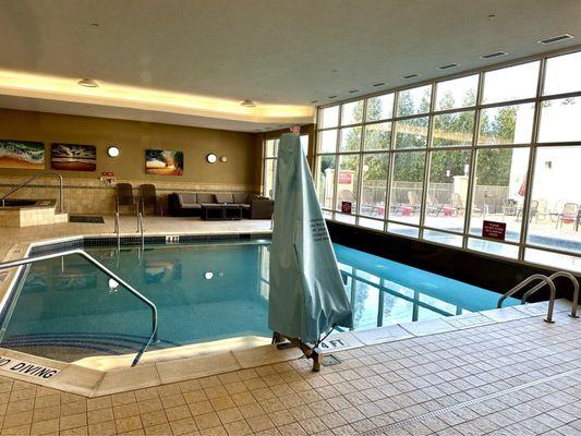 Indoor/Outdoor heated pool, well maintained