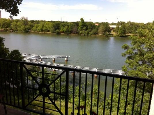 lake view from patio