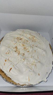 Coconut cream pie