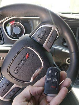 2017 Dodge Challenger key made 
Missouri City tx 77489