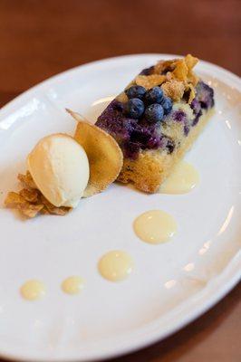 Blueberry Polenta Cake