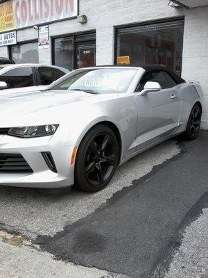 2019 Chevy Camaro convertible. Rent one today!