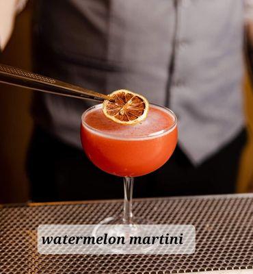 Watermelon martini