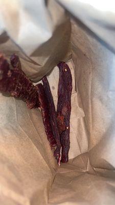 Beef jerky