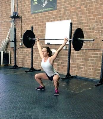 overhead squats