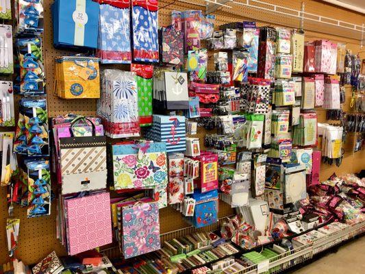 Gift wrap and party supplies