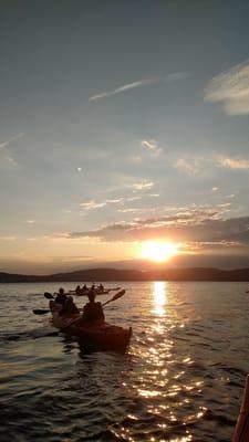 Sunset Kayak Tour on the Hudson