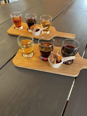 Flight of three. Awesome little cup of treats.