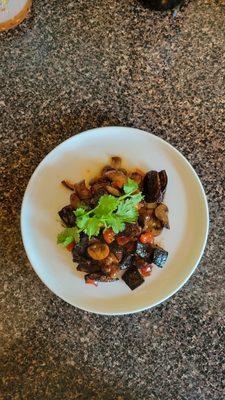 Sweet eggplant salad