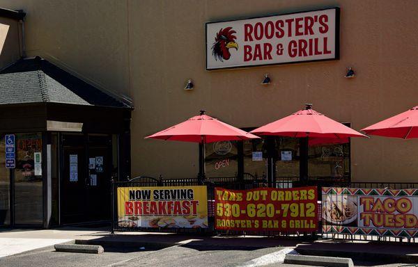 The exterior of Roosters.