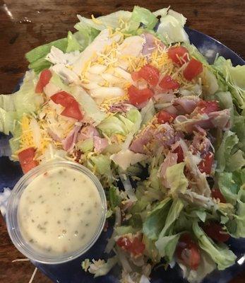 Chef salad W/ creamy Italian dressing