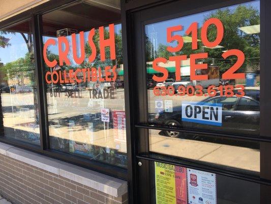 Exterior of Crush Collectibles.