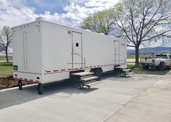 8 stall shower trailer in Arapahoe Park Colorado