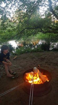 Perfect campsite along the creek. So gorgeous.