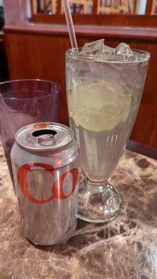 Lemonade Soda and Diet Coke