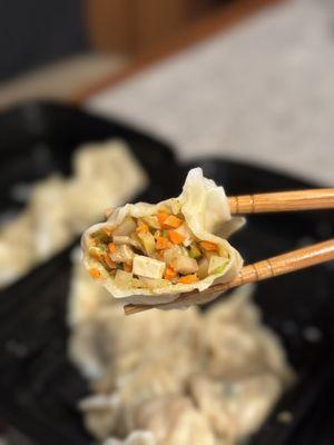 Inside Vegetable Dumpling