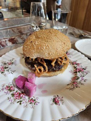 Lamb burger