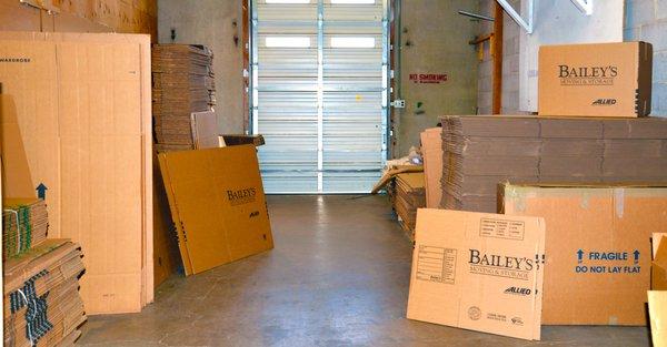 We can service your move from top to bottom with only the highest quality packing materials.