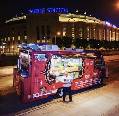 World Famous Popcorn Truck at Yankee Stadium