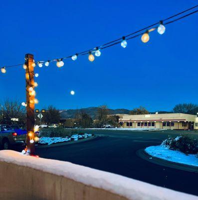 Moon over Taos