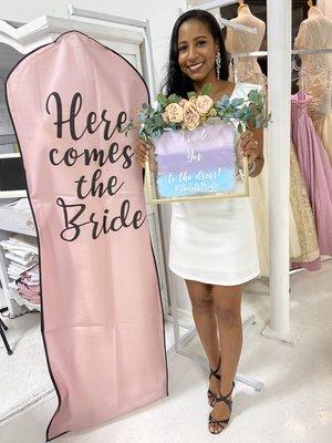 We live helping our brides find the most amazing gowns! Book your appointment today!