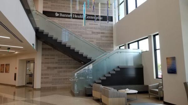 Main foyer to Banner Health Center Plus medical building