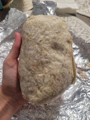 Build your own burrito. Steak