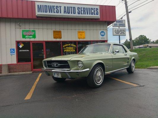 1967 Mustang that the client had restored - we finished some electrical and mechanical items.