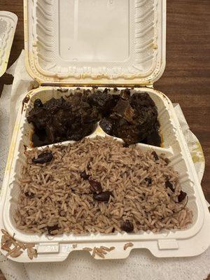 Oxtail missing plantains