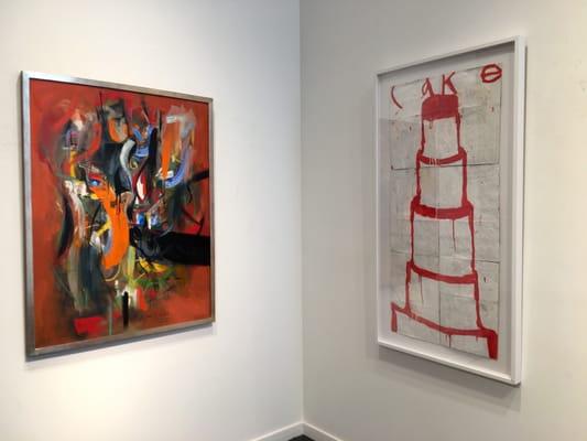 Artworks on exhibition by Bryon Browne and Gary Komarin