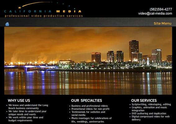 California Media
 (site done by HB Website Design)