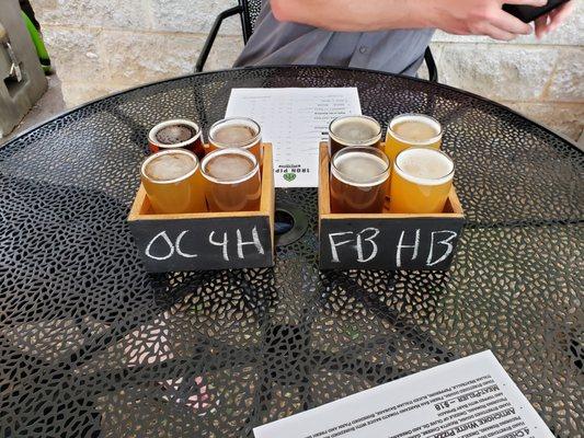 Flight of beer