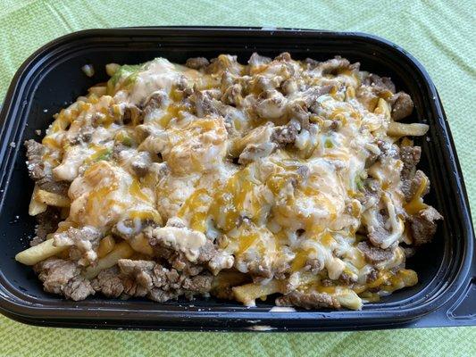 Surf-n-turf fries (regular $12) @ Blue Burro in Pico Rivera, CA 7/29/21