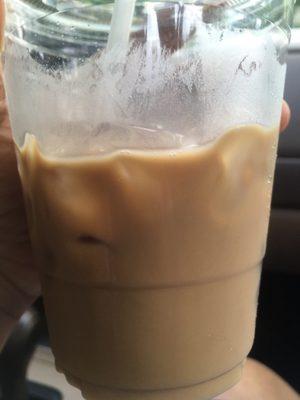 Swiss almond mocha iced coffee $2.50