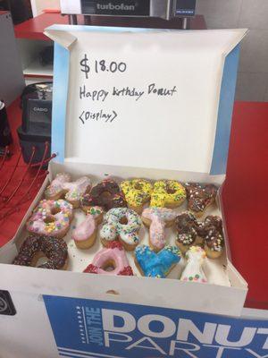 Birthday Donuts