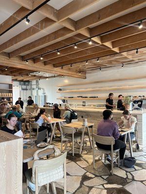 Indoor dining area