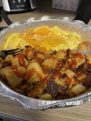 2 Eggs Any Style with home fries and toast