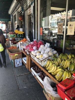 Vegetables in front