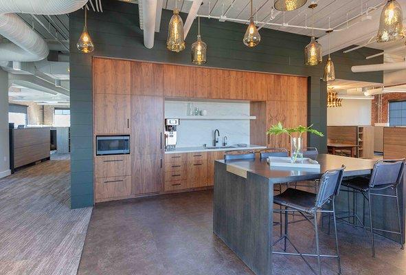 Knickerbocker Group - Portland Office - Kitchen area