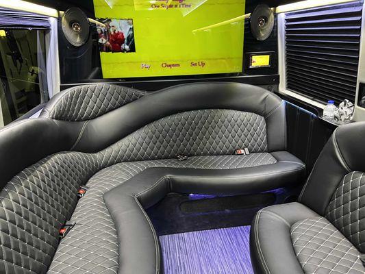 New Mercedes Sprinter Limo Interior 2