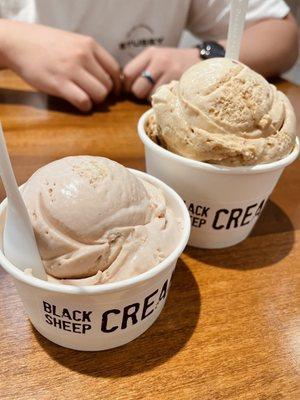 Left: Chai tea, Right: Mocha Roca. All of their flavors are so good!!