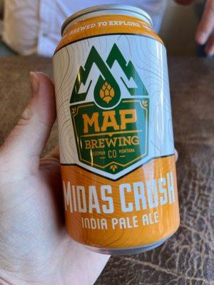 Delicious local beer from MAP Brewing