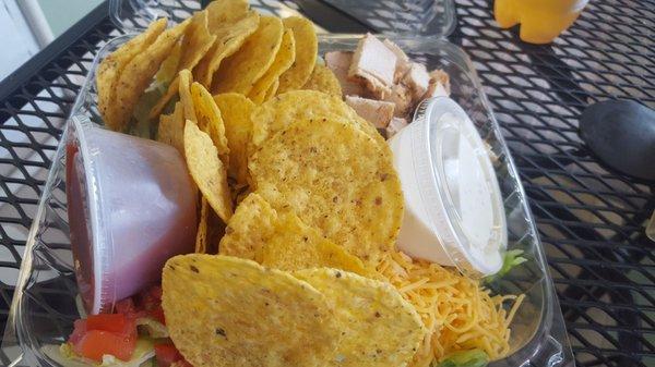 Chicken taco salad