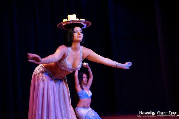 Malia Delapenia and Belly Dancers In Paradise at the 2016 Shimmy Showcase Gala Event