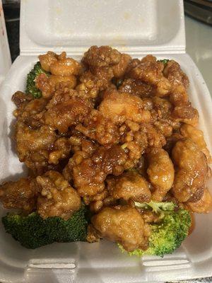 4/5 stars orange chicken