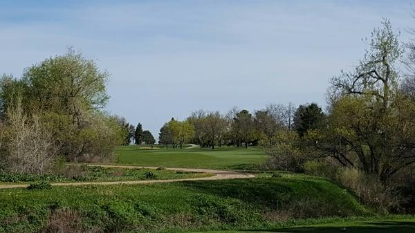 The view of the finishing hole 2016.