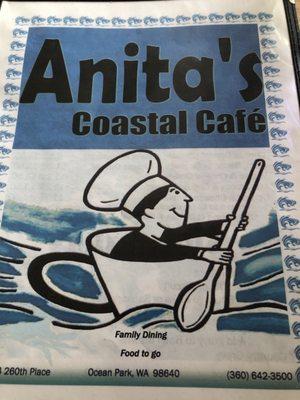 Anita's Breakfast Menu