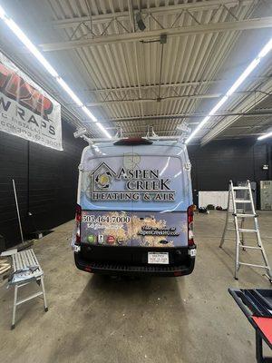 Denver Car Wraps making our vans beautiful again