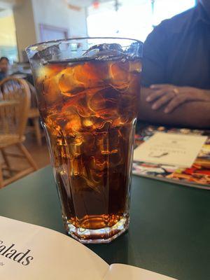 Unsweetened iced tea