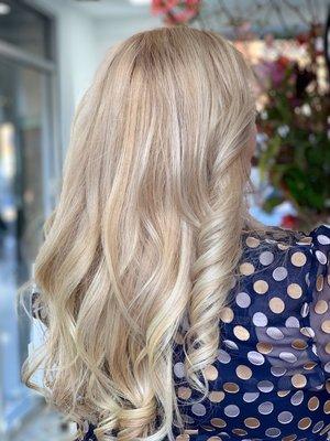 Beautiful Blonde done by our professional stylists!